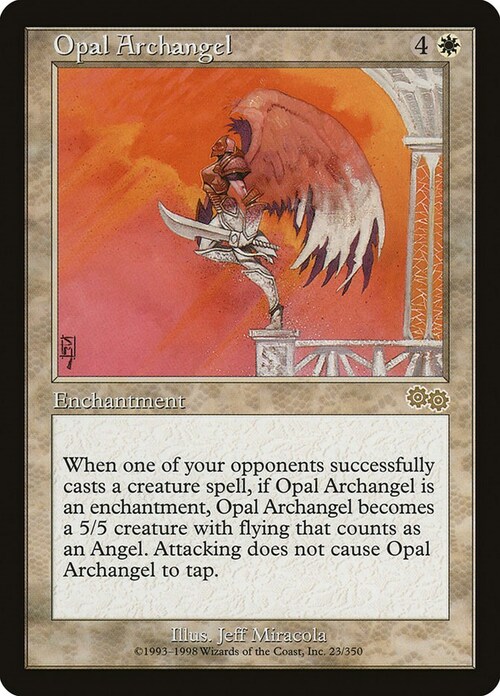 Opal Archangel Card Front