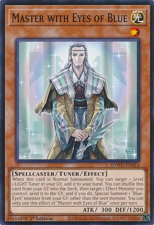 Master with Eyes of Blue Card Front