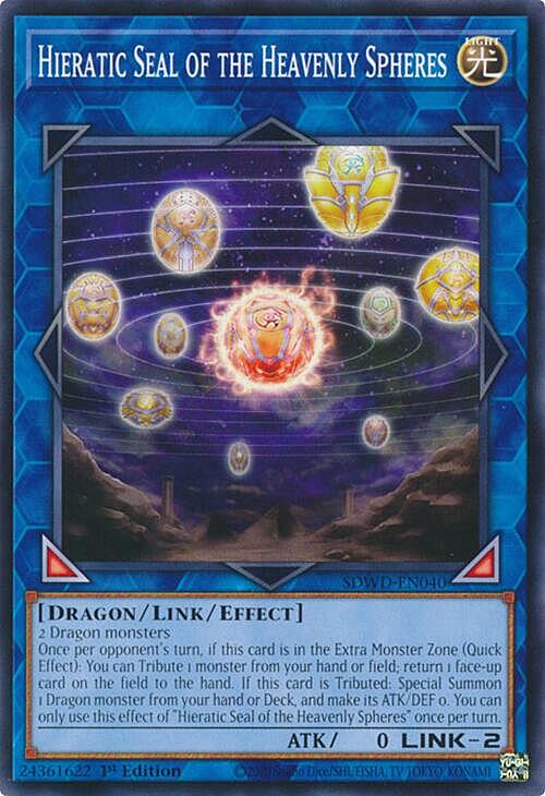 Hieratic Seal of the Heavenly Spheres Card Front