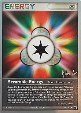 Scramble Energy Card Front