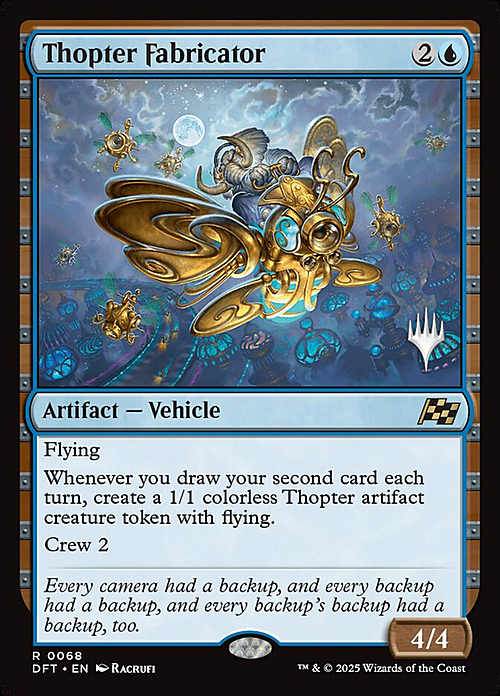 Thopter Fabricator Card Front