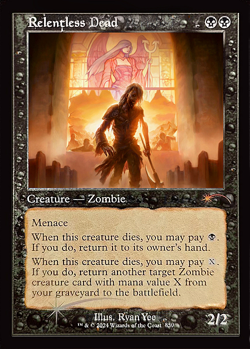 Relentless Dead Card Front