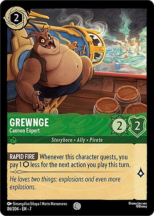 Grewnge - Cannon Expert Card Front