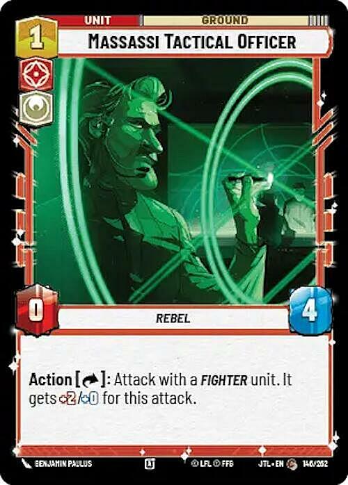 Massassi Tactical Officer Card Front