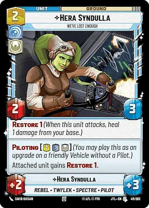 Hera Syndulla - We've Lost Enough Card Front