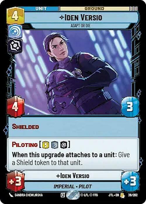 Iden Versio - Adapt or Die Card Front