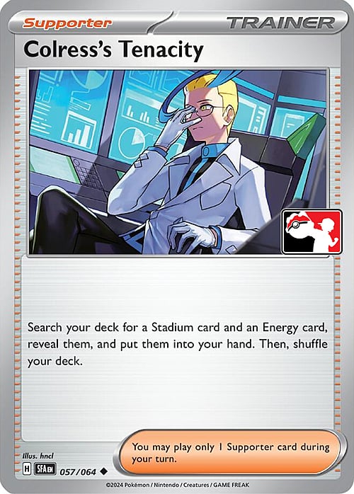 Colress's Tenacity Card Front