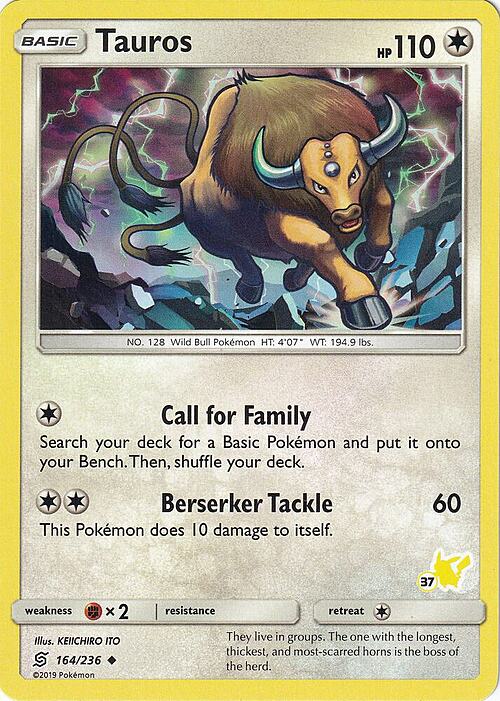 Tauros Card Front