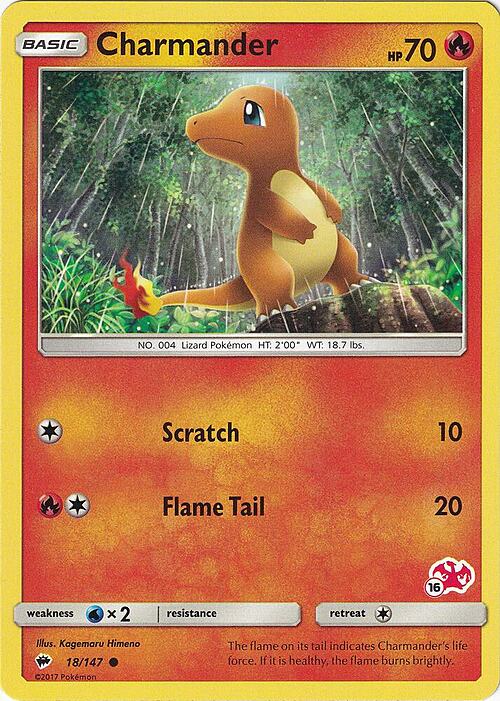 Charmander Card Front