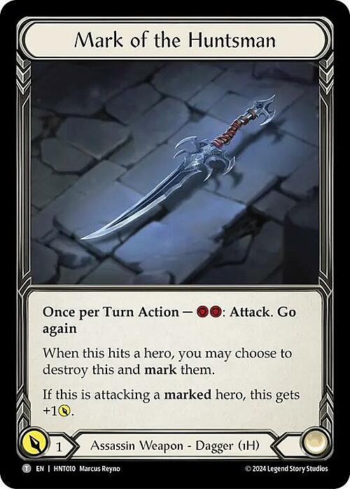 Mark of the Huntsman // Obsidian Fire Vein Card Front