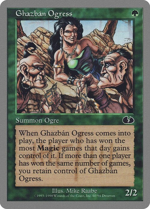 Ghazbán Ogress Card Front