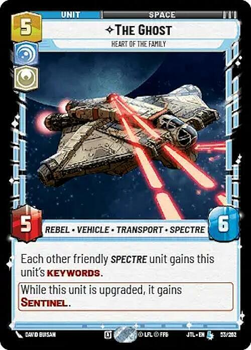 The Ghost - Heart of the Family Card Front