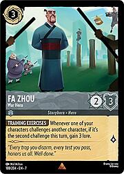 Fa Zhou - Eroe di Guerra