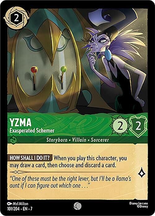 Yzma - Exasperated Schemer Card Front