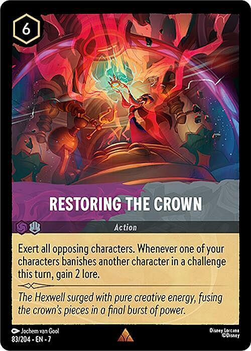 Restoring the Crown Card Front