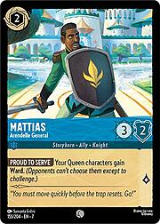 Mattias - Generale di Arendelle