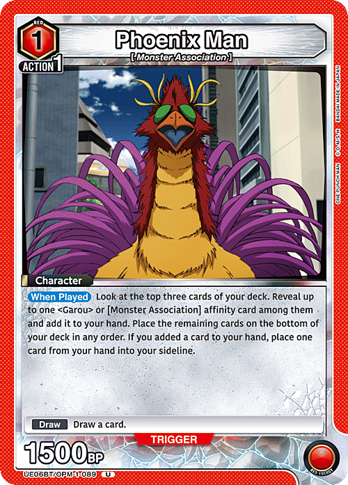 Phoenix Man Card Front
