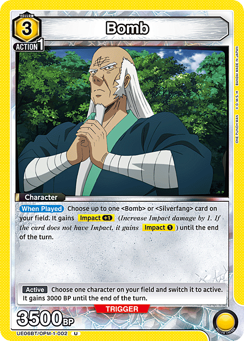 Bomb Card Front