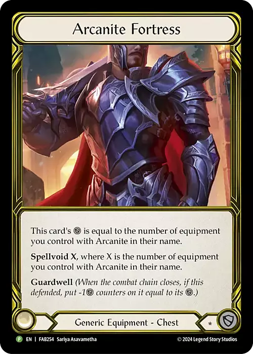 Arcanite Fortress Card Front