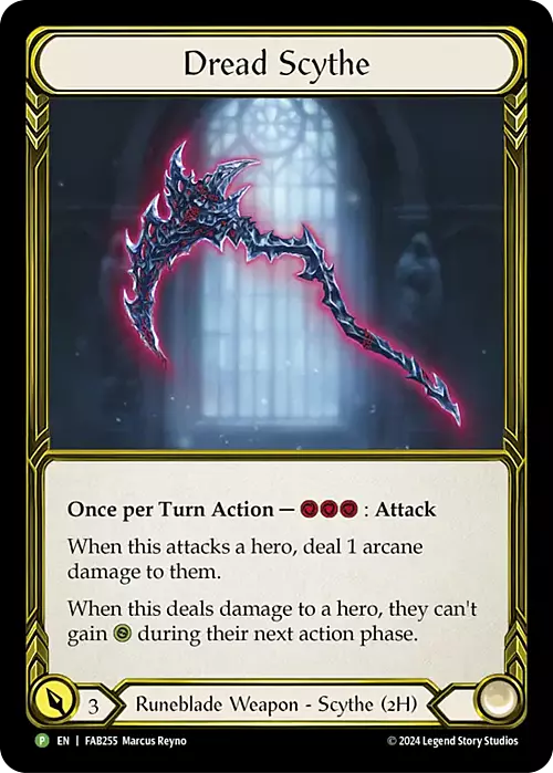 Dread Scythe Card Front