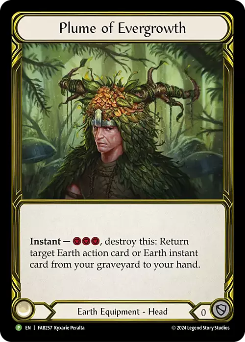 Plume of Evergrowth Card Front