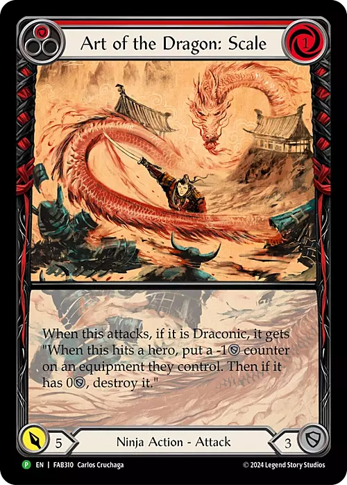 Art of the Dragon: Scale Card Front