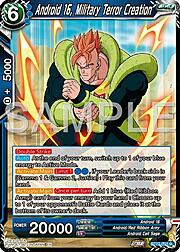 Android 16, Military Terror Creation