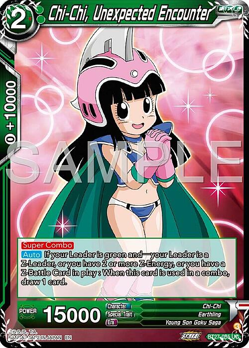 Chi-Chi, Unexpected Encounter Card Front