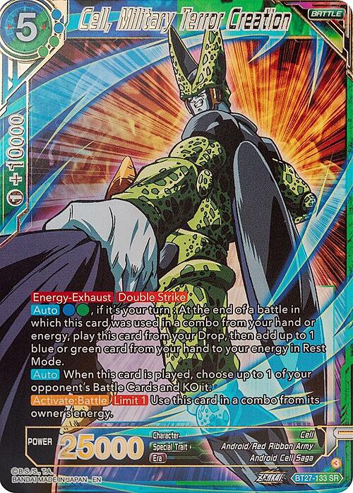 Cell, Military Terror Creation Card Front