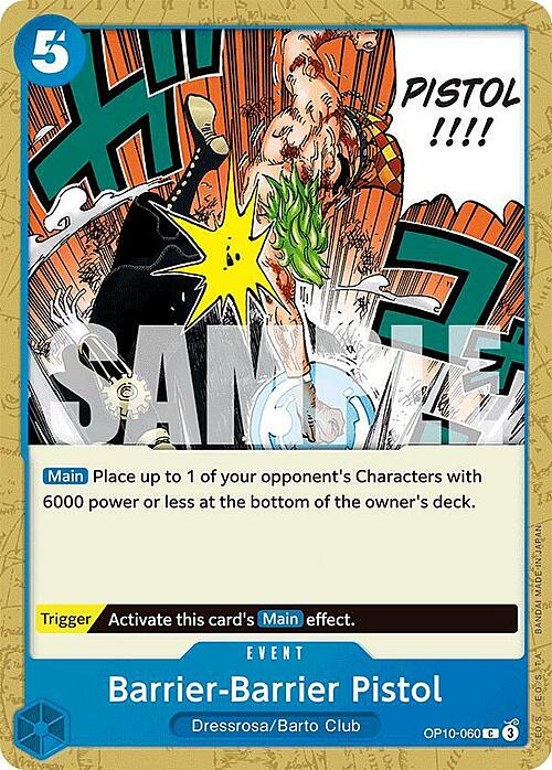 Barrier-Barrier Pistol Card Front