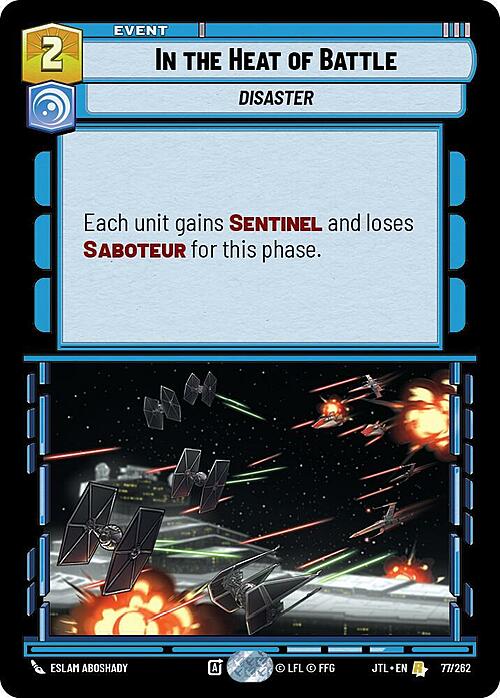 In the Heat of Battle Card Front