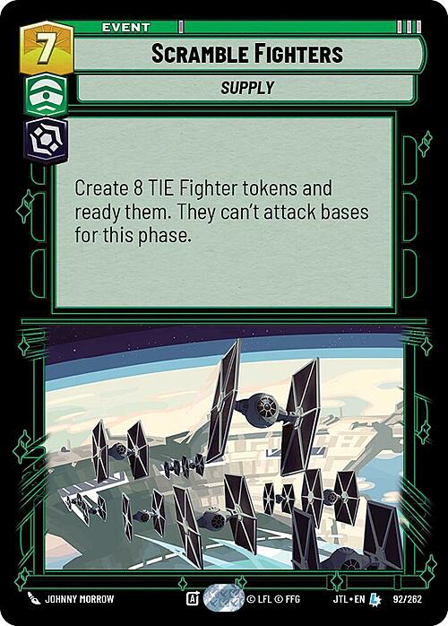 Scramble Fighters Card Front
