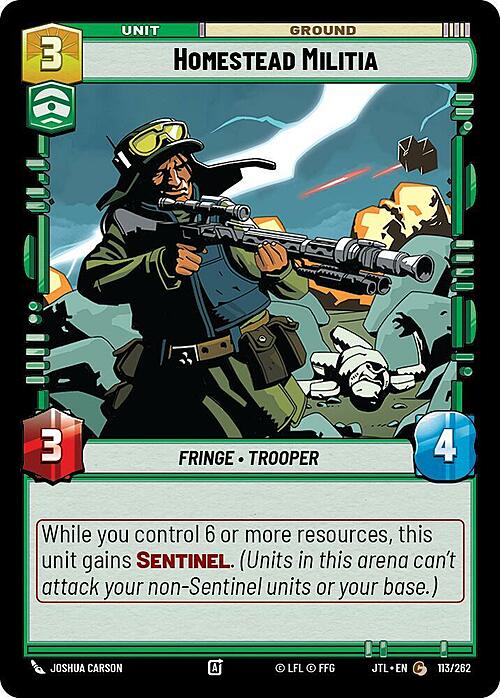 Milizia Rurale Card Front