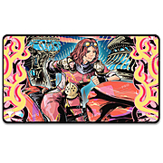 Tappetino Aetherdrift: "Chandra, Spark Hunter" Stitched