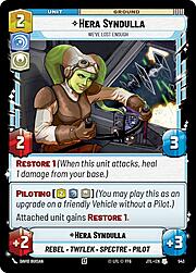 Hera Syndulla - We've Lost Enough
