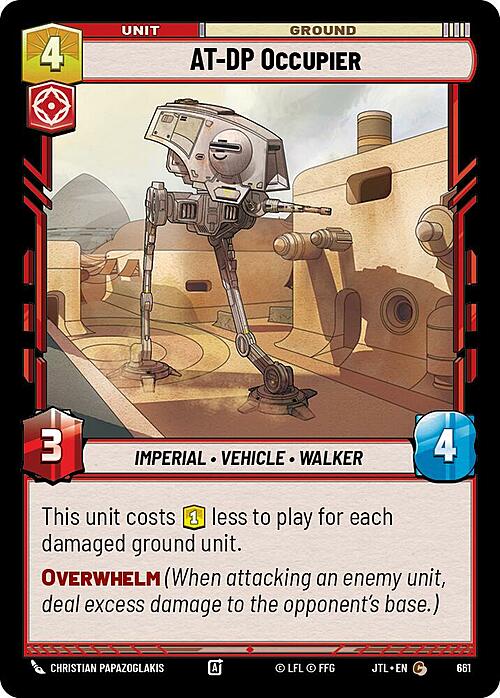 AT-DP Occupier Card Front