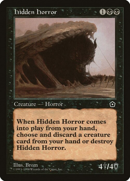 Hidden Horror Card Front