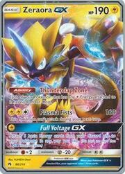 Zeraora GX [Thunderclap Zone | Plasma Fists | Full Voltage GX]