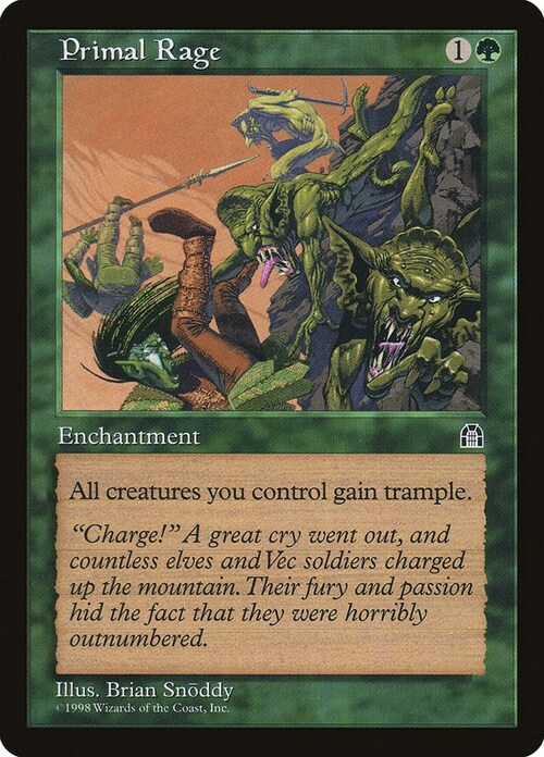 Primal Rage Card Front