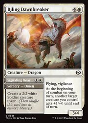 Riling Dawnbreaker // Ruggito Comunicatore