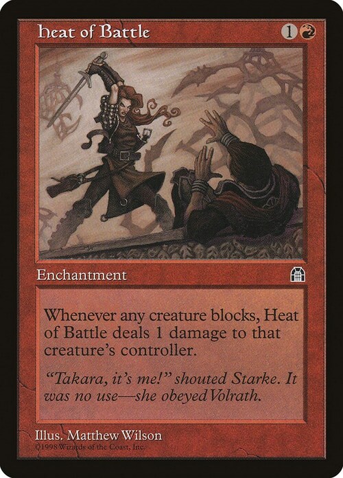 Heat of Battle Card Front