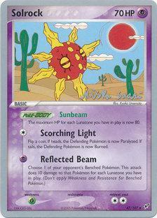 Solrock Card Front