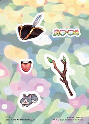 "Pick 'Em and Stick 'Em" Sticker Sheet