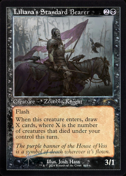 Liliana's Standard Bearer Card Front