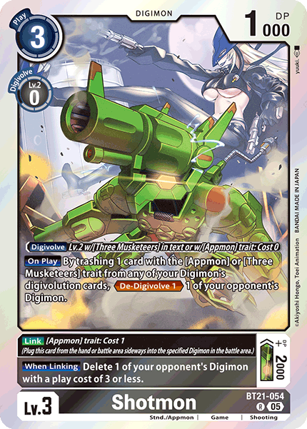 Shotmon Card Front