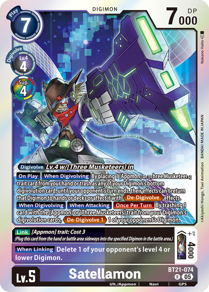 Satellamon Card Front