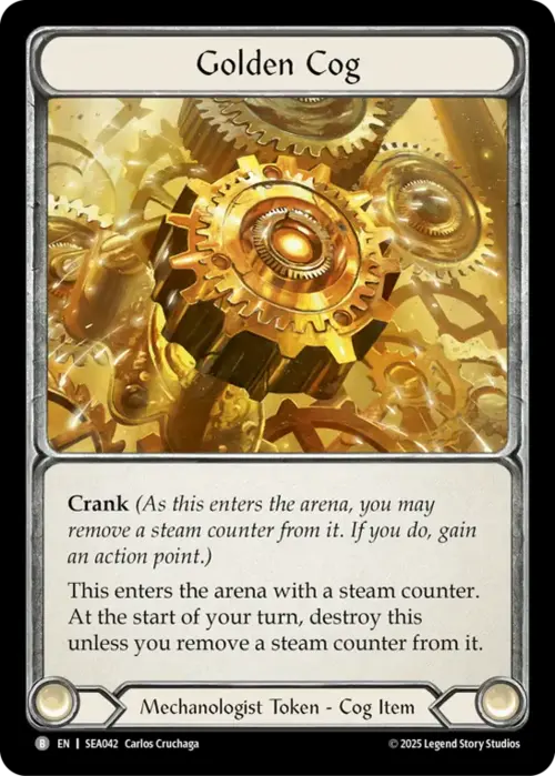Golden Cog Card Front