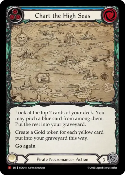 Chart the High Seas Card Front