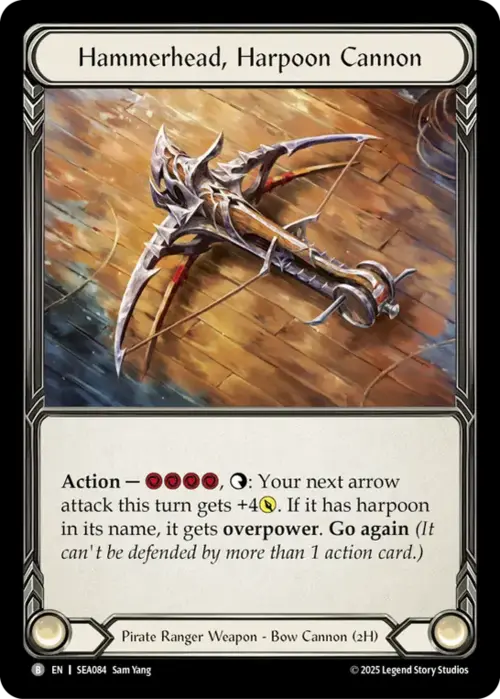 Hammerhead, Harpoon Cannon Card Front