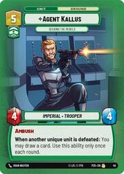 Agent Kallus, Seeking the Rebels